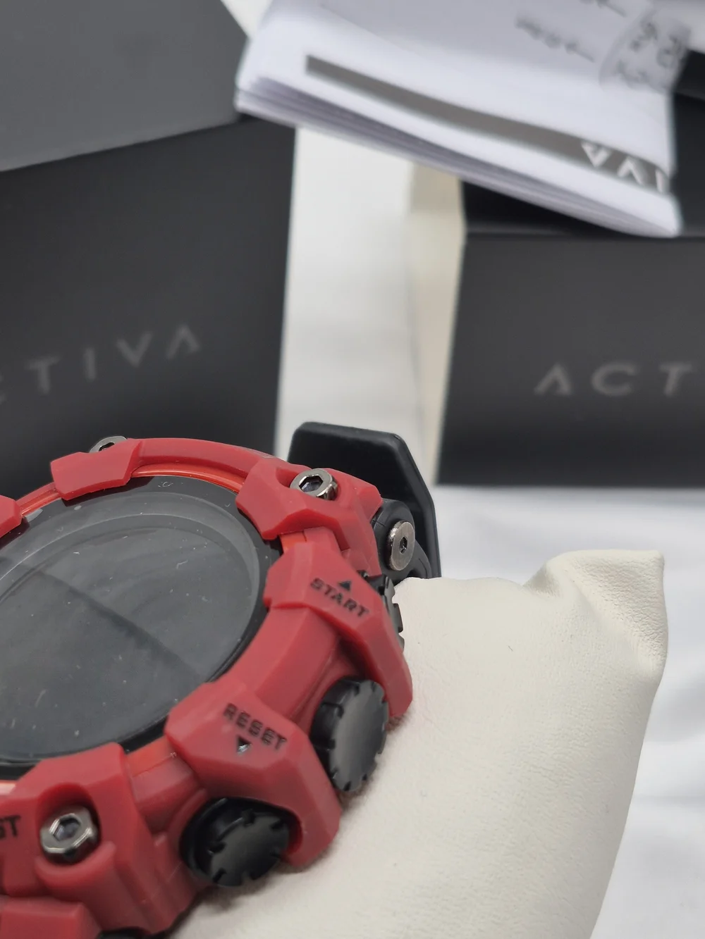 Ativa Red and Black Rugged Sport Watch